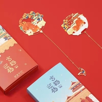 The Palace Palace Cat Welcome Metal Bookmarks Snow Butterfly Creative Book Clerk Student Stationery Book Supplies Birthday Gift