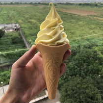 Ice cream model KFC flower cone ice cream model mango sea salt durian ice cream model colorful egg roll