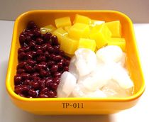 Simulation of Manji dessert model Taro Poplar Mango white snow black glutinous rice balls taro rice Dew display