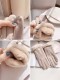 Women's gloves 2025 new winter thickened and warm riding electric car driving windproof and cold plush adult advanced