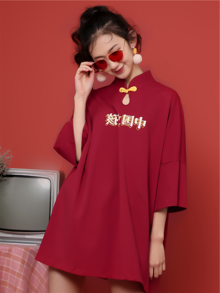 vintage ancient dress style vintage style vintage relaxation small sub short style Qipao New improved version of the dress jacket