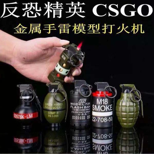 Креативная большая металлическая ветрозащитная зажигалка