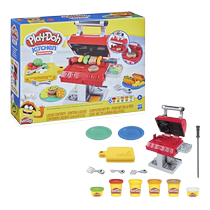 Play-Doh Creative Kitchen Series Fancy BBQ Game Set Safe and Non-toxic Childrens Creative Educational Toys