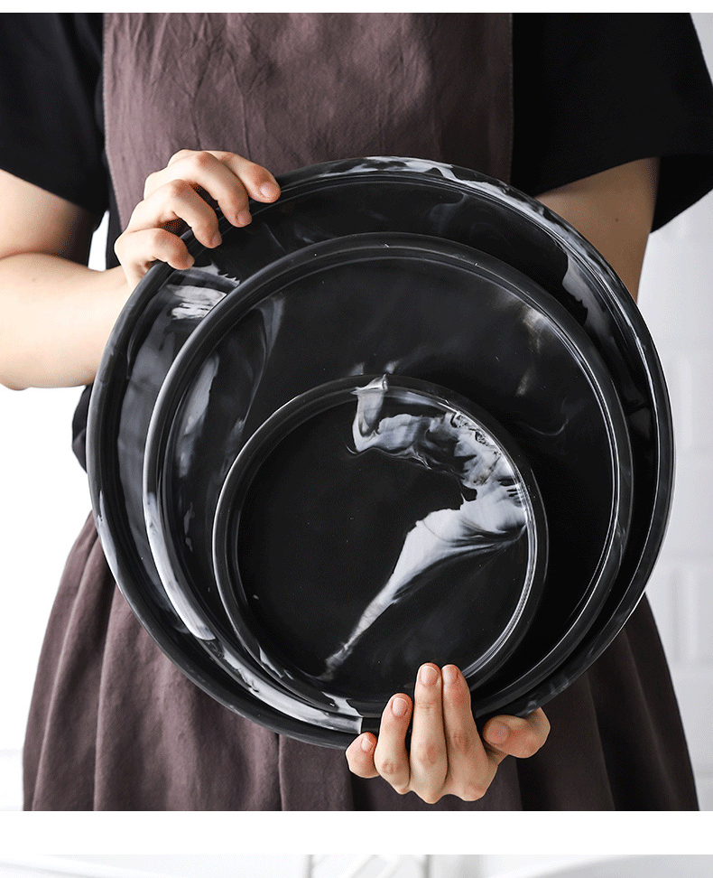 Marble tray was Nordic ins ceramic supporter hotel toilet accessories receive a rectangle plate plate