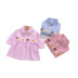 Áo sơ mi nữ mùa xuân 2019 phiên bản Hàn Quốc của áo khoác cotton trẻ em thời trang bé gái áo sơ mi búp bê tay dài thủy triều - Áo sơ mi sơ mi cộc tay bé trai Áo sơ mi