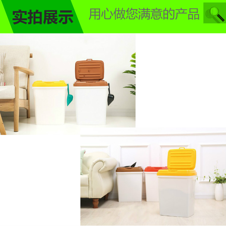 Thức ăn cho chó cưng thức ăn cho mèo thức ăn thùng 10Kg15Kg thức ăn cho chó cưng thức ăn cho mèo hộp kín hộp 40 kg - Cat / Dog hàng ngày Neccessities bình nước gắn chuồng cho chó