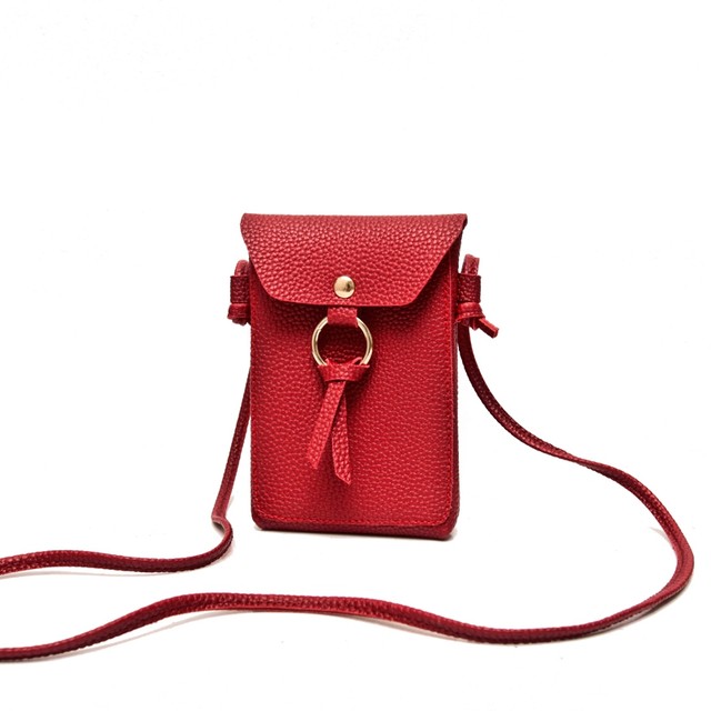 Korean version of the new small bag two-layer change mobile phone bag one-shoulder small bag tassel messenger mobile phone bag mini women's bag trend