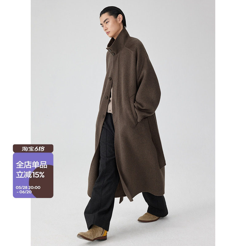 Fall and winter must-have! simple project*high-neck wool coat