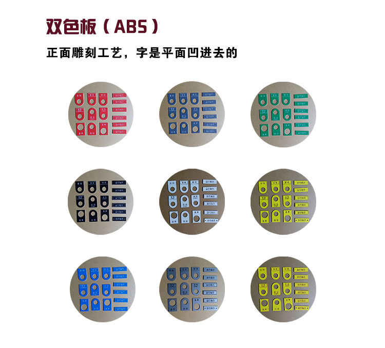 Nút chỉ thị nhãn Khắc acrylic Dừng khẩn cấp Dấu hiệu điện tùy chỉnh thiết bị bảng tên - Thiết bị đóng gói / Dấu hiệu & Thiết bị kệ chức danh mica để bàn