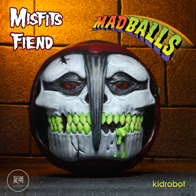 [Comption] Ready-Made Kidrobot Madballs Horrorballs Misfits Band Trendy Play