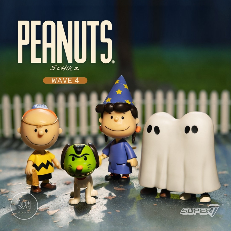 【In Stock】Super7 Peanuts Halloween Snoopy Charlie Brown Series 4 Hanging Card