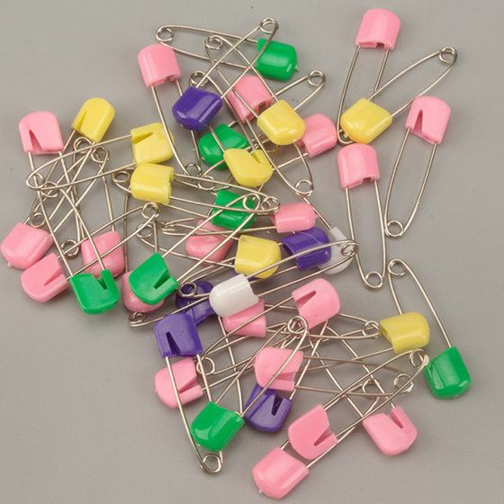 安全别针宝宝卡通婴儿用大号孕妇扣针儿童安全锁针U型10个装包邮