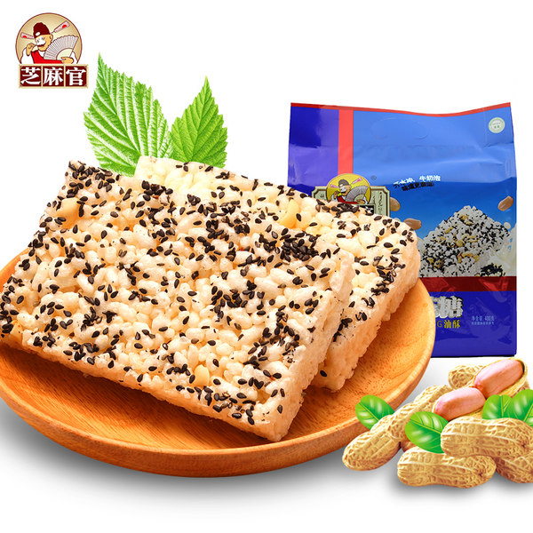 重庆特产 芝麻官 江津米花糖 400g*3袋 优惠券折后￥21.9包邮（￥36.9-15）