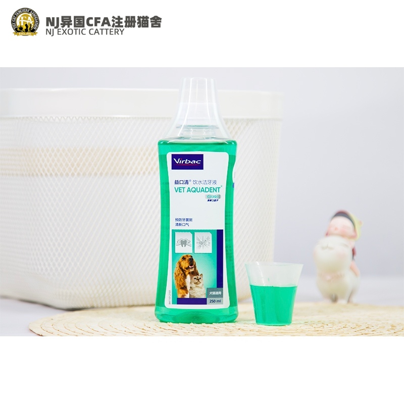 French Vic pet pooch kitty cat with mouth-to-mouth anti-stomatosis Tooth Scale Stones Mouthwash 250ml