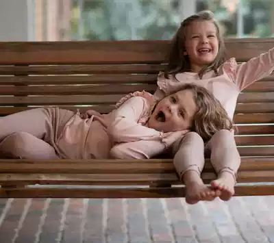 Special offer Non-returnable Korea kokacharm cotton children's home clothes pajamas set two-piece set is too small