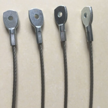 316-304 stainless steel wire rope crimping high strength closed mouth fish eye terminal opening terminal 1 5-2-3-4-6mm