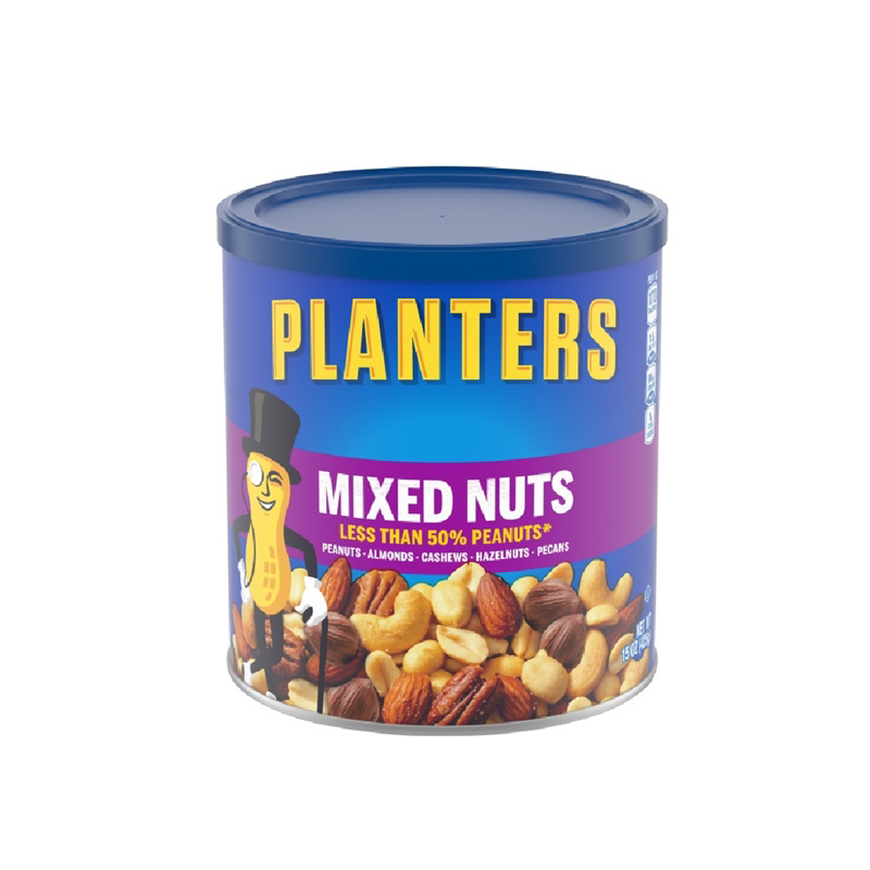 US imports Planters Gentleman Oil Oiled Mixed Nut Salted 425g Shinto nuts with Five Fruits Nuts