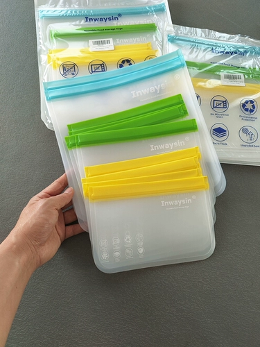 Многоразовая качественная экологичная система хранения, герметичный мешок, увеличенная толщина