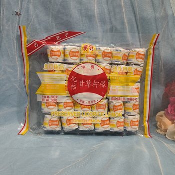 Authentic Hong Kong Flavor Huatai Coreless Licorice Lemon 300g*2 Packs Travel-Friendly Candied Fruit Nostalgic Snacks
