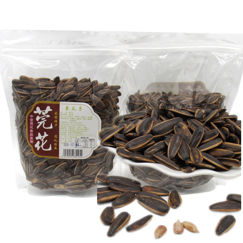 Good GarJia Dongguan Trinatal Flower Milk Fragrant Melon Seeds 300g * 10 Bag after Drama Sunflower Seeds fried stock Nut Snacks