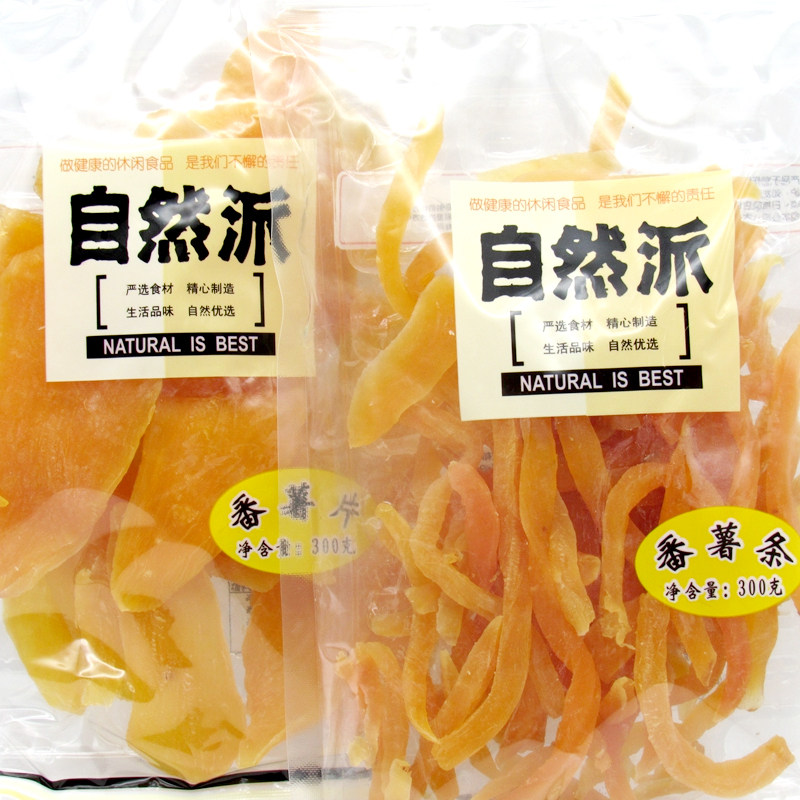 Natural Pie Sweet Potato Strips 300g Potato Dried with Chewy Red Potato Chips Soft Glutinous Melon Strips of Dried Fruits Dried casual snacks