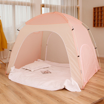 Childrens tent can sleep indoors adults can sleep in single tent breathable windproof and coldproof bed tent warm and insulated