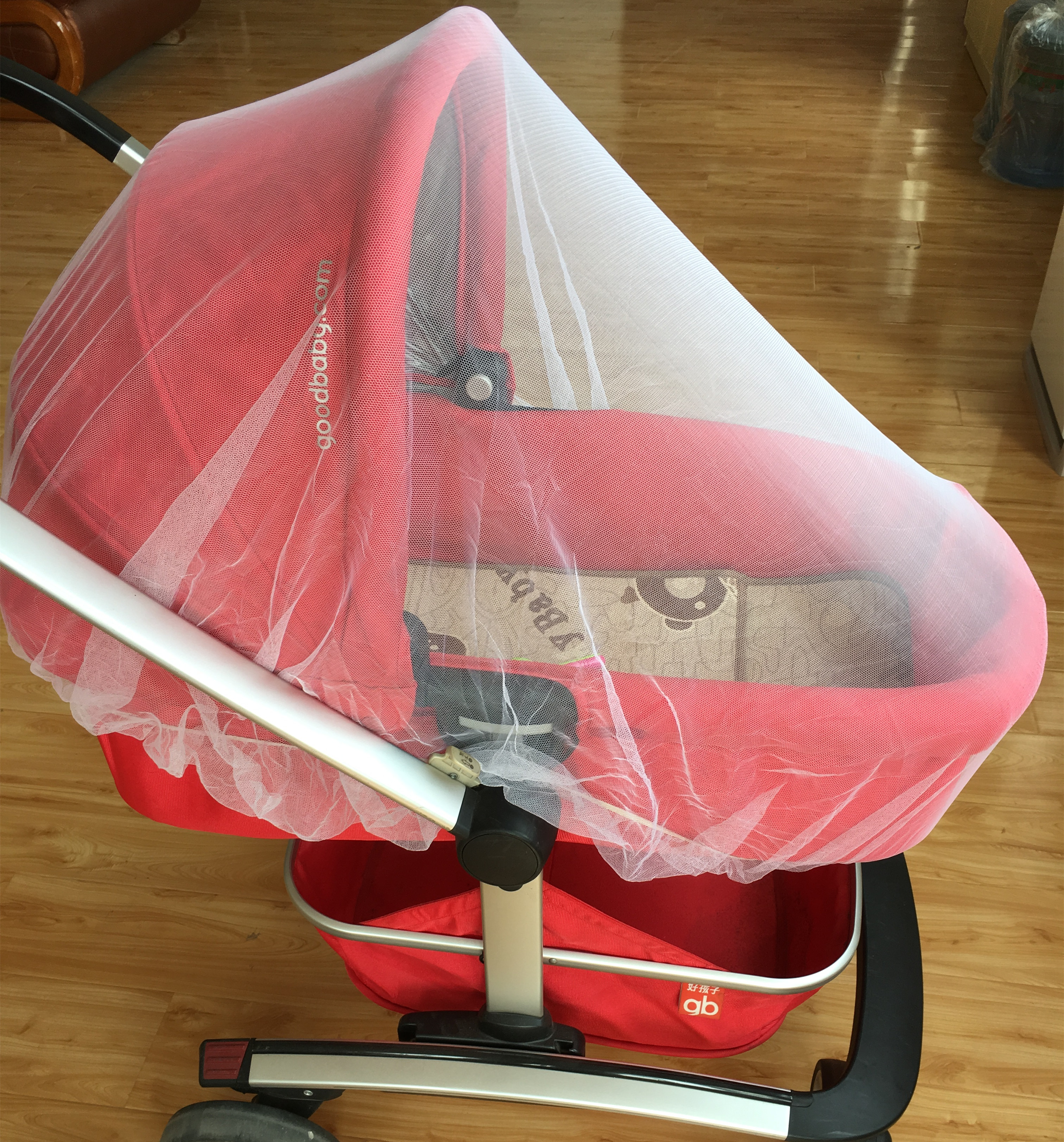 Extra large encrypted stroller mosquito net Baby stroller All-inclusive mosquito net Stroller Universal high landscape car full cover mosquito net