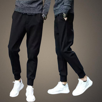 Spring and summer thin middle-aged work wear long pants Mens labor insurance casual pants site work pants large size loose sports