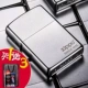 Bản gốc zippo nhẹ chính hãng Mỹ cổ điển chrome mờ nam zppo kerosene chữ chống gió - Bật lửa