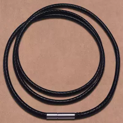 Imported leather rope Amber beeswax necklace rope Pendant lanyard Pendant rope Jade pendant Jade pendant rope universal men's and women's models