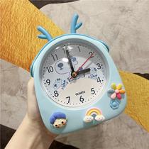 Powerful alarm clock for students special wake-up artifact creative 2024 new childrens boys and girls desktop clock