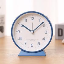 Minimalist alarm clock for primary and secondary school dormitories with bedside lazy bug alarm clock night light bedroom mute cute female study