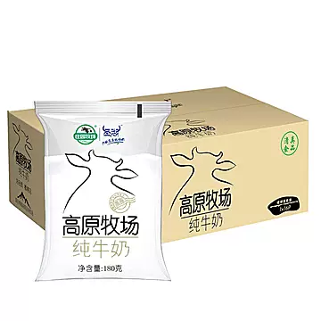 庄园牧场纯牛奶鲜奶180g*10袋