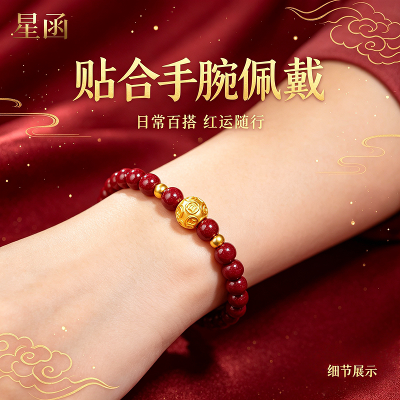 Star-Shaped Glossy Beads DIY Loose Bead Accessories Glossy Bead Bracelet Fortune Beads S3