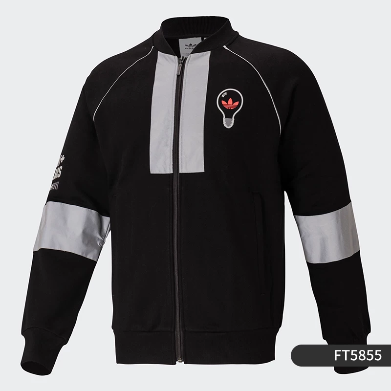 Adidas/Adidas подлинный четырехлистный FP TRACK TOP мужская куртка Для активного отдыха HB3148