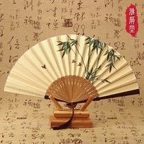 Fan folding fan Summer retro portable Chinese style classical gift decoration men and girls gift good products