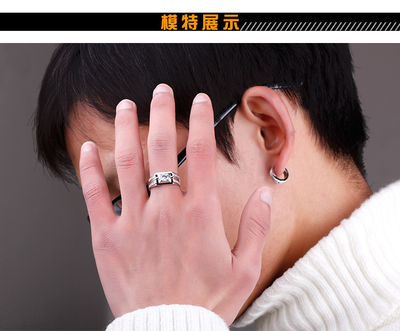 Bague homme en Argenterie - Ref 3087514 Image 18