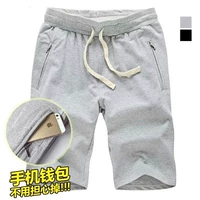 Mùa hè nam mới thể thao quần short cotton mỏng phần thoáng khí chạy quần bóng rổ dây kéo giản dị thời trang nam cao cấp