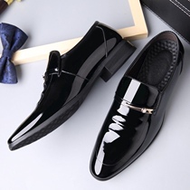 Net Red Dragonfly Leather Shoes Mens Autumn Winter Mens Shoes Plus Suede Warm Cotton Shoes Casual Business Positive Dress Inn Korean Edition