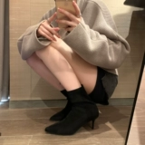 [Sheii su yinyin] Ночь Парижа ~ Популярная популярная голова -Hie High -Hhee Short Boot