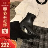 [Sheii su Yinyin] Super Welfare Model ~ SW Fangfang Fang Fang и бархатные эластичные сапоги женские сапоги SOS SOS Unaked Boot Winter