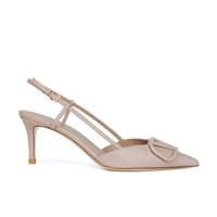 Нюдовый, кожаный, 6.5см, (в наличии на складе)