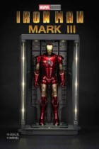 Spot in-motion toy Iron Man 7 inch luminous gnau Avengers Union mobile hands MARK 3 MK3