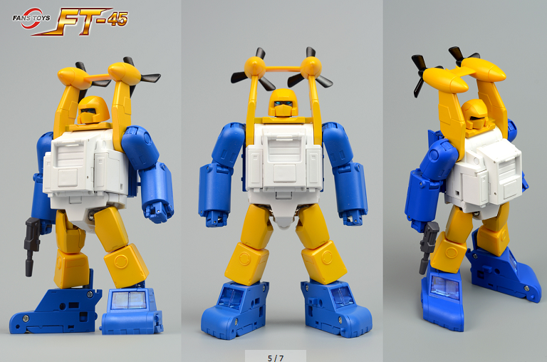 Spot FansToys FT-45 hoverboard Flowers Deformation Toy Model ft45 2 0 G1