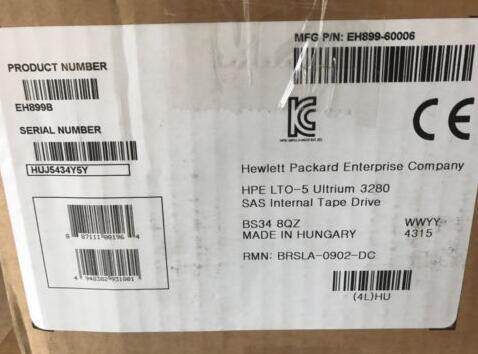 HP LTO-5 ULTRIUM 3280 SAS INT TAPE DRIVE EH899A 587237-001-T