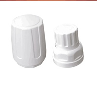 Floor heating water distributor plastic cap double-layer thread can manually close the valve core universal handwheel suitable for Manred