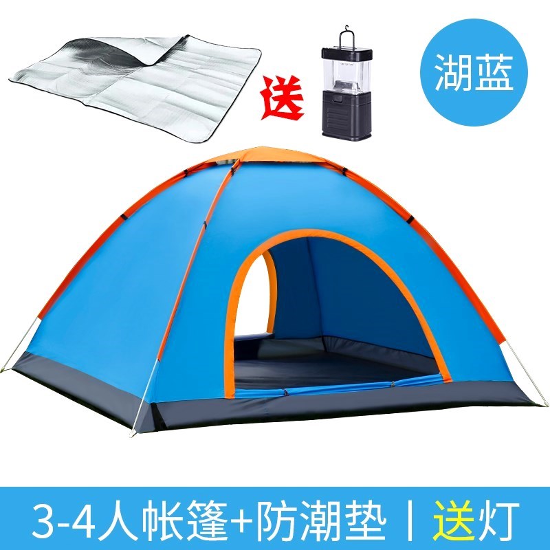 On the ground portable ultra-light tourism tent commercial outdoor tent students outdoor vacation camping exhibition