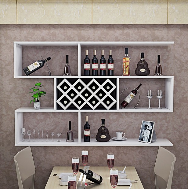 Free Shipping Wall Hanging Cabinet Wine Cooler Wine Rack Wall