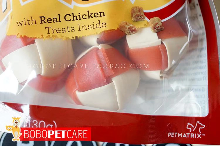 Smartbones Pet Dog Puppy Chicken Molar Stick Snack Gà Đậu phộng Dệt bóng khử mùi Làm sạch răng