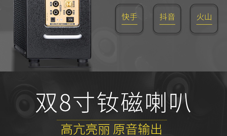 Đồng hồ cao cấp AC80 chơi guitar thổi ống thổi đàn saxophone nhạc cụ ngoài trời mạng âm thanh đỏ ghi âm trực tiếp loa - Loa loa loa kéo bose